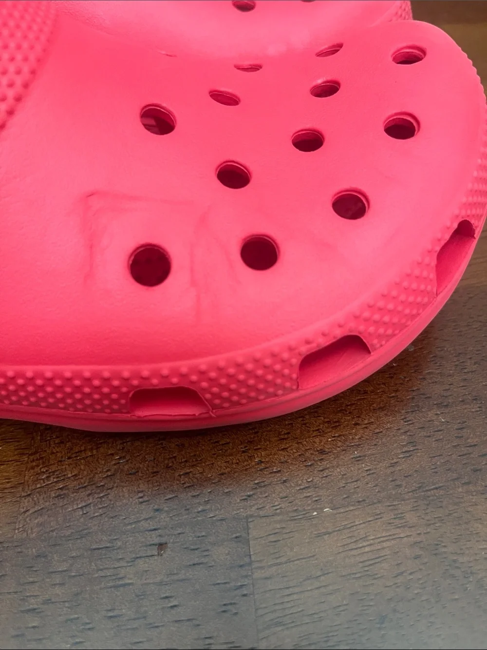 CROCS Kids Bright Red Slip-On Clogs with Heel Strap
